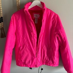 Vintage Hot Pink Calvin Klein Winter Jacket